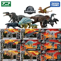 TAKARA TOMY ANIA Jurassic World Tyrannosaurus Genuine Simulation Wild Animal Dinosaurs Model Boy Toys Christmas Gifts