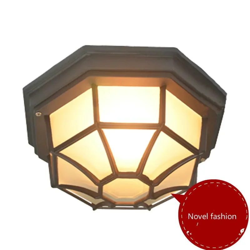

american country vintage Outdoor waterproof moistureproof light ceiling light lamp garden lighting outdoor balcony lights led
