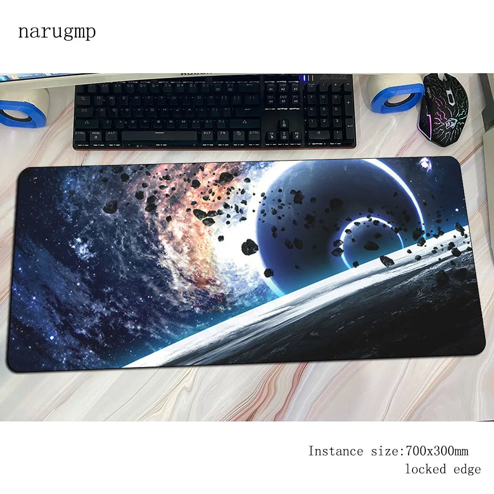 Planetscape Mouse Pad Gamer Printed Mousepad 70x30cm Rubber Desk Mat New Arrival Gaming Accessories Pc Keyboard Mats Oversized