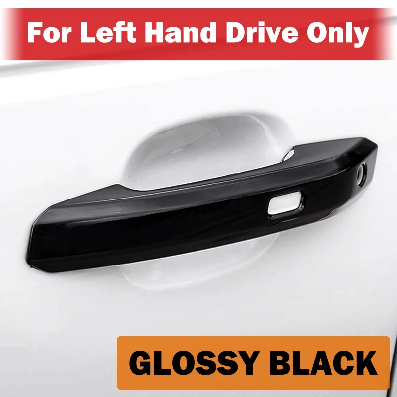 

Глянцевые черные накладки на ручки дверей LHD, стильные аксессуары для Audi A4 B9, A5, Q5, SQ5 Sportback