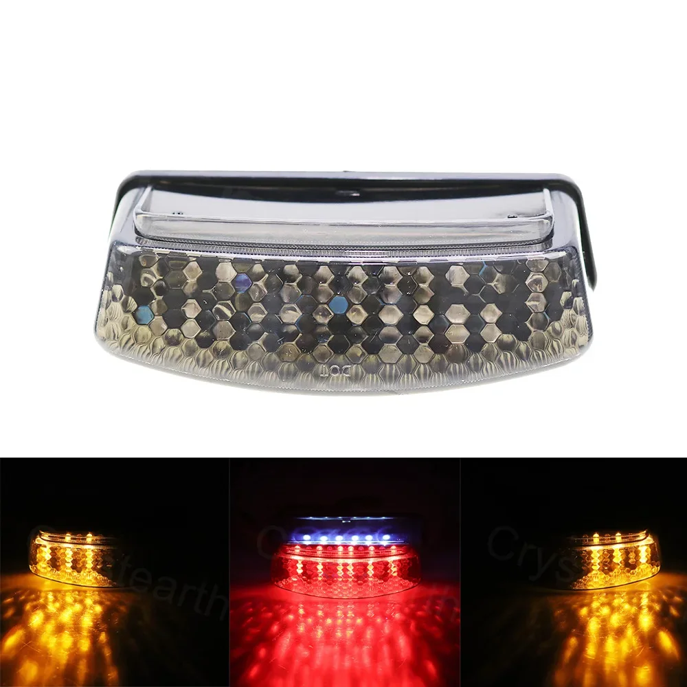 Rear Tail Light Brake Turn Signals Integrated LED Light Fit For Ducati Monster 400 600 620 750 800 900 1000 S2R S4 S4R 1994-2008