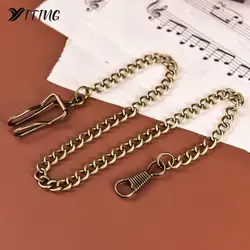 36cm Bronze Vintage Style Retail Alloy Pocket Watch Holder Necklace Chain For Men Women Collares