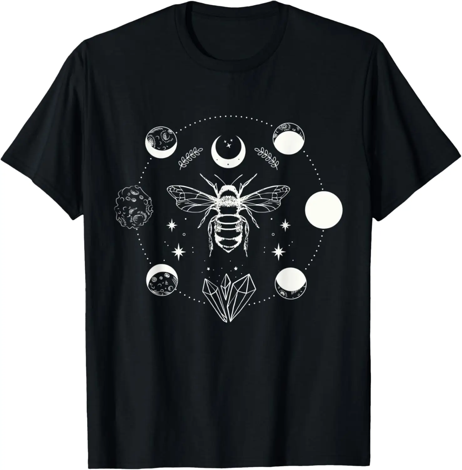 

Футболка Mystical Bee Magical Moon Phase Witchy Goth Cottagecore