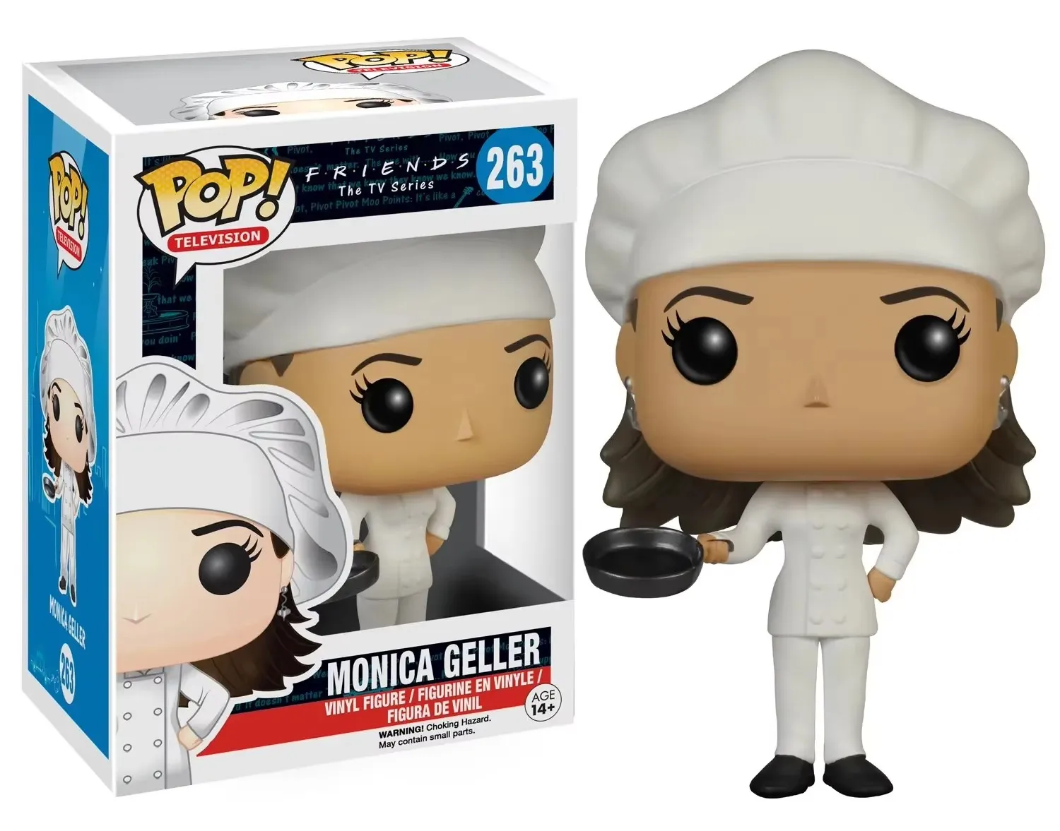 FUNKO Amigos Pop MONICA 263 #    Colección de figuras de juguete de acción, modelo de juguete de vinilo para niños, regalo de cumpleaños