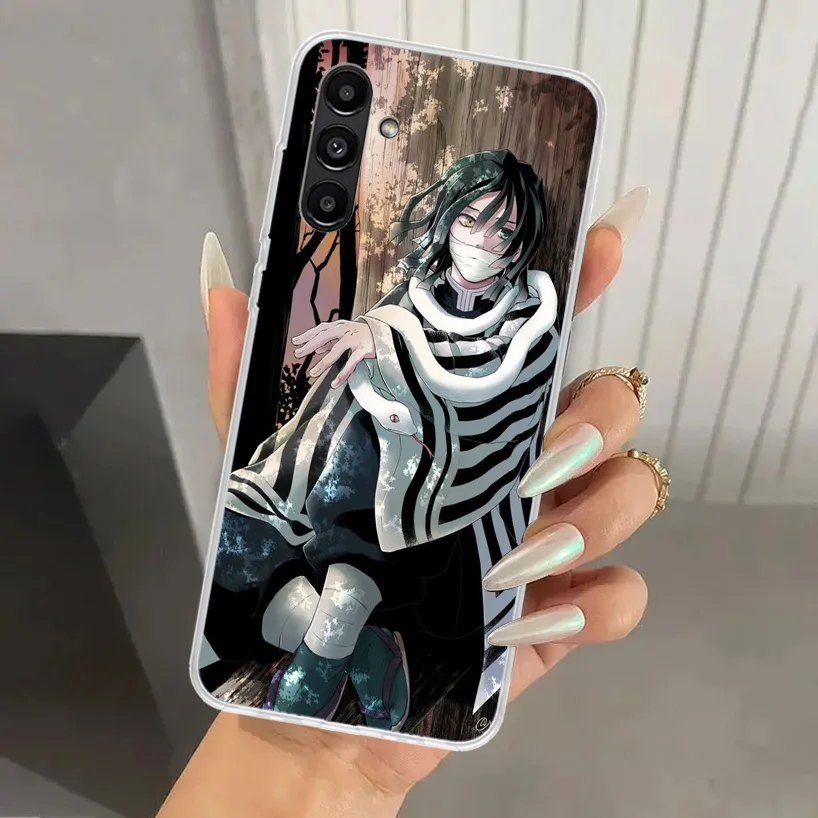 Demon Slayer Iguro Obanai Phone Case for Samsung Galaxy A15 A25 A35 A55 A14 A24 A34 A13 A53 A12 A52S A23 A33 A24 A34 A03S A04S A