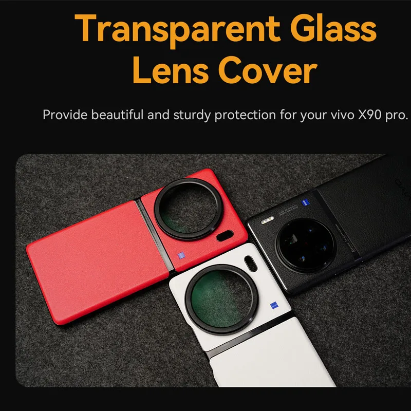 Fotorgear Fotografie Handyhülle für Vivo X90 Pro Vivo X90 Pro Plus mit 52 mm Magnetfilter Magsafe Linsenabdeckung CPL Black Mist