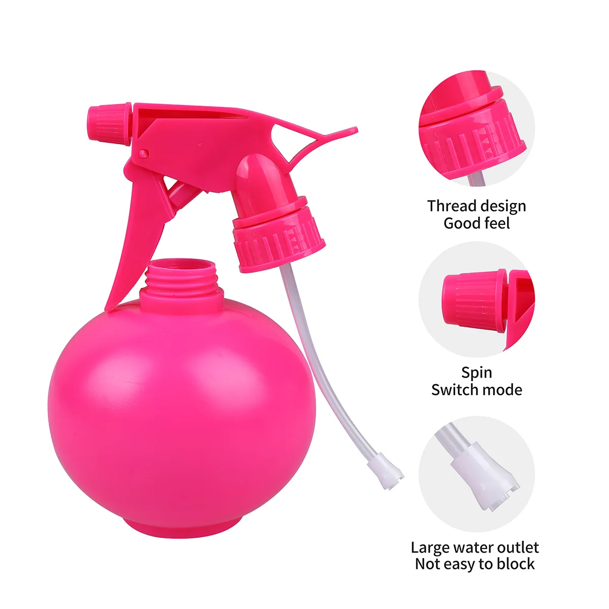 

3Pcs Plastic HighStrength Durable Smooth NotBlocking FineWatering ComfortableH WateringBottle Sprayer