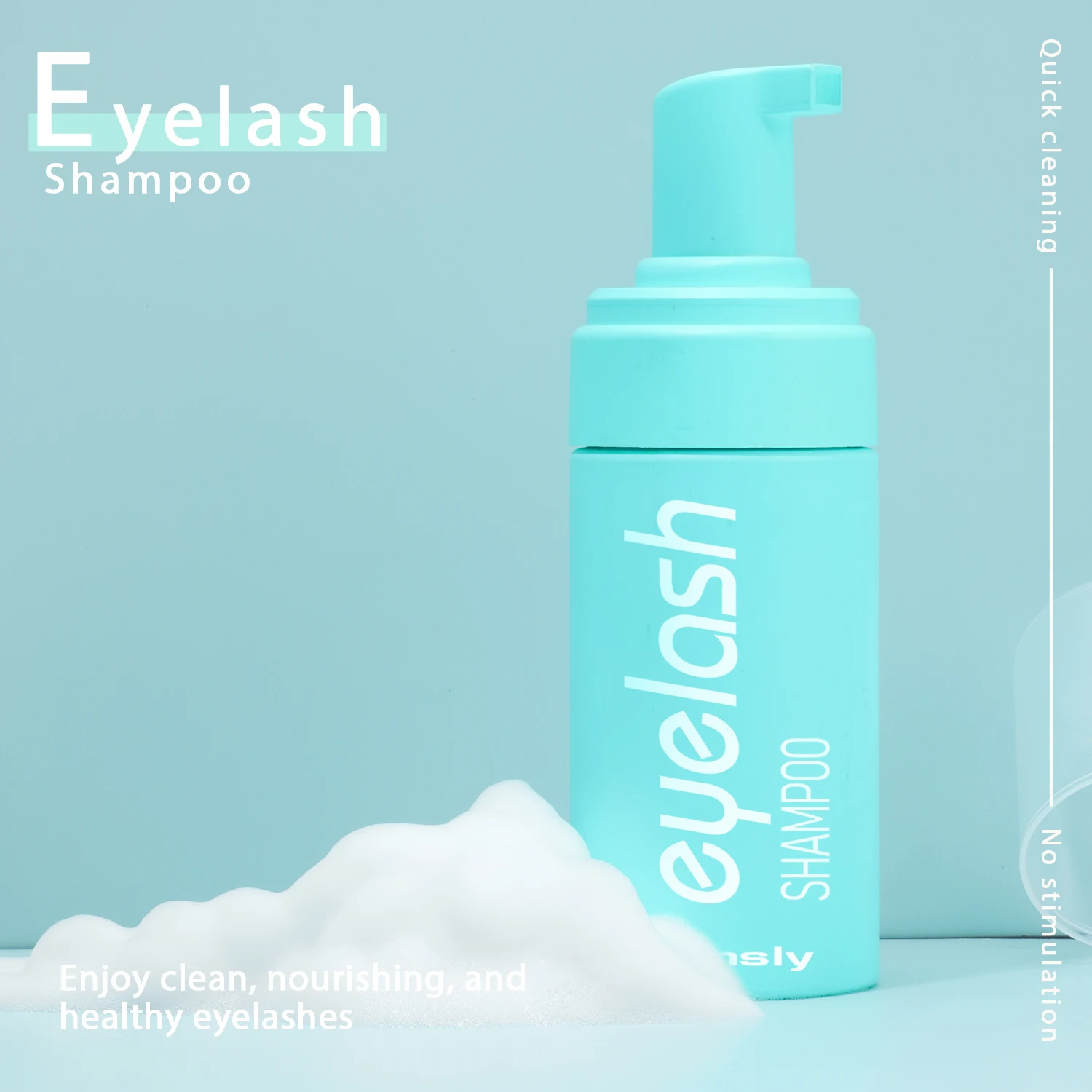 100ML Estensione Delle Ciglia Shampoo Schiuma Palpebra Pulizia Profonda Detergente Per Strumenti di Trucco Mascara Rimozione Colla Salone Uso Domestico