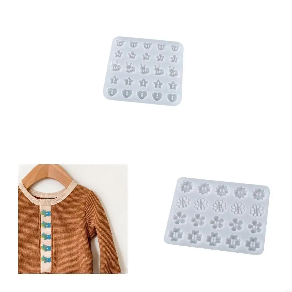 

Button Silicone Molds Earrings Jewelry Making Mold Tool Epoxy Resin Casting Mold