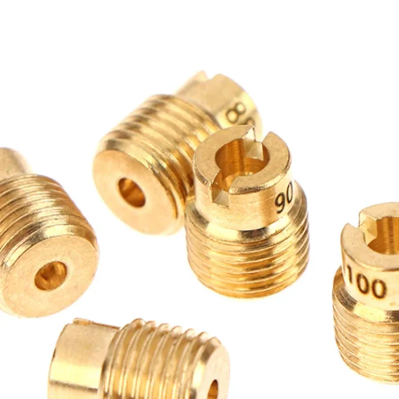 

10Pcs Jets Moto Carburetor Slow Air Jet For GX140 GX160 GX200 GX390 212CC Mini Bike Go Kart FCR Main Jets Carb Jet Fuel Nozzle