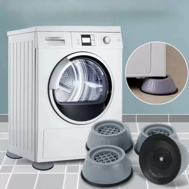4pcs/set Universal of Shockproof Washing Machine Pads Anti slip Rubber Mat Silent Dampers Stand Furniture Foot Pad