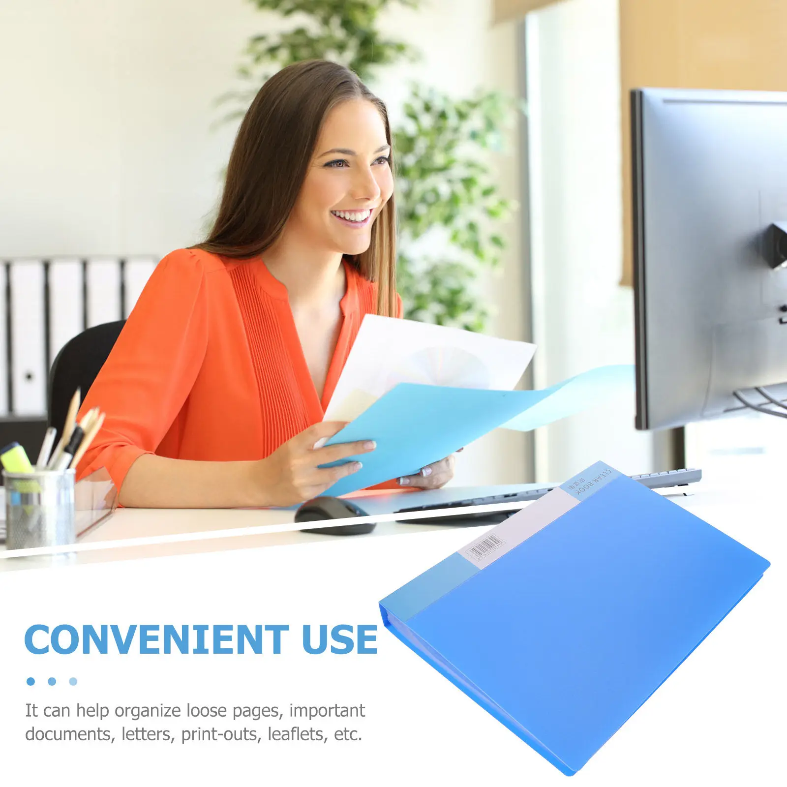 

File Folders Large Capacity Files Holder Premium Material Easy to Operate A4 Document Organizer for Office