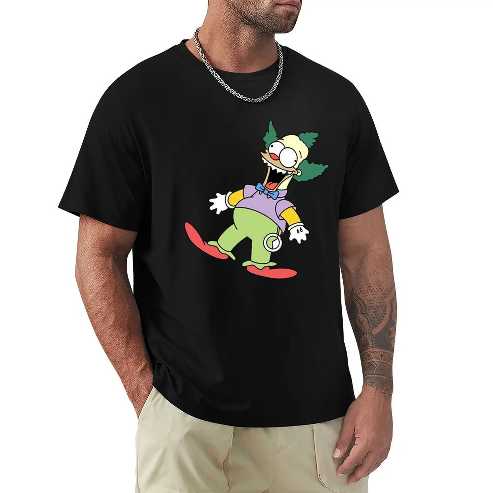 Camiseta Krusty Doll Treehouse of, camisetas de nueva edición, camisetas gráficas de anime, camisetas divertidas para hombres