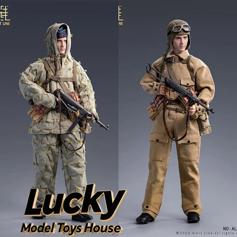 AlertLine AL100043 Collection 1/6 Soviet Airborne Forces Man Soldier Bodysuit Cloth Design 12