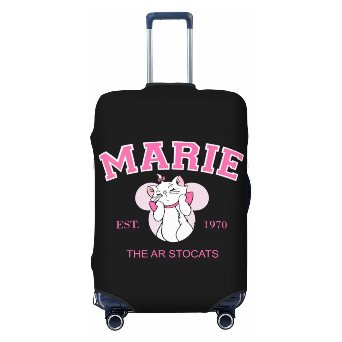 

Aristocats Marie Cat Suitcase Cover Animal Print Vacation Business Strectch Luggage Accesories Protection