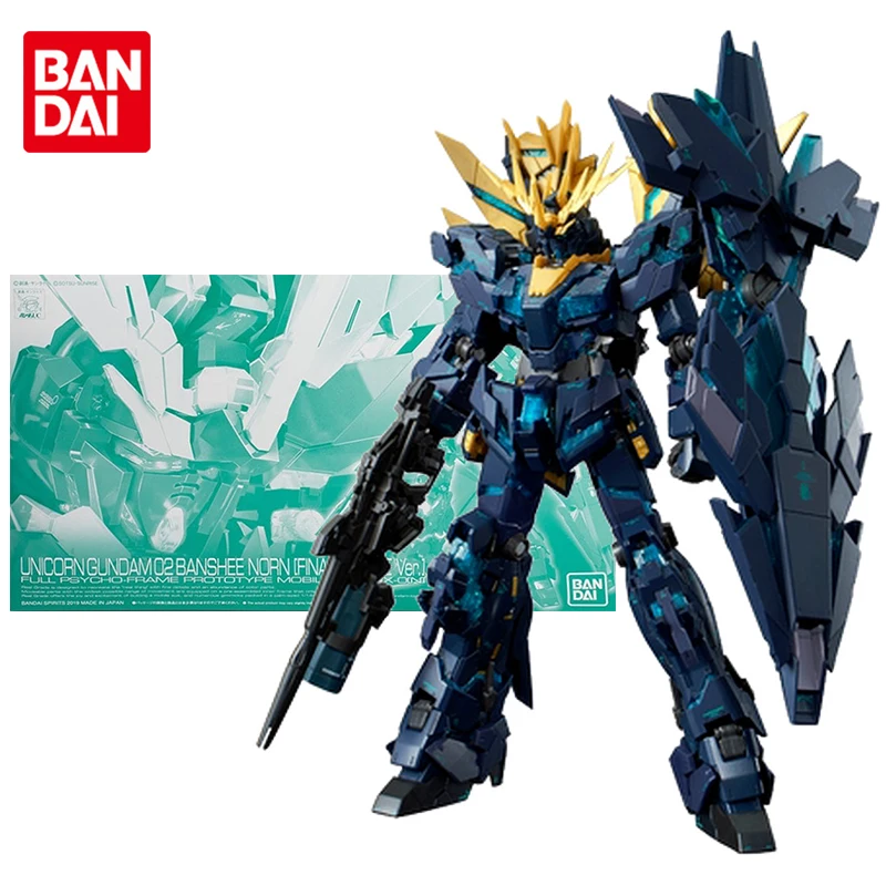 

Bandai Genuine Gundam Model Kit Anime Figure RG 1/144 Unicorn Gundam 02 Banshee Norn Final Battle Ver Gunpla Anime Action Figure