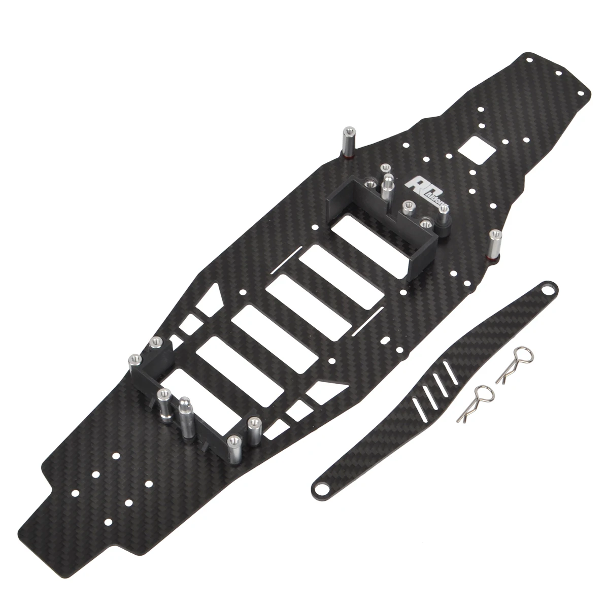 

Custom Carbon Lower Deck Chassis Frame Kit for Tamiya FF03 FF-03 Pro Upgrades