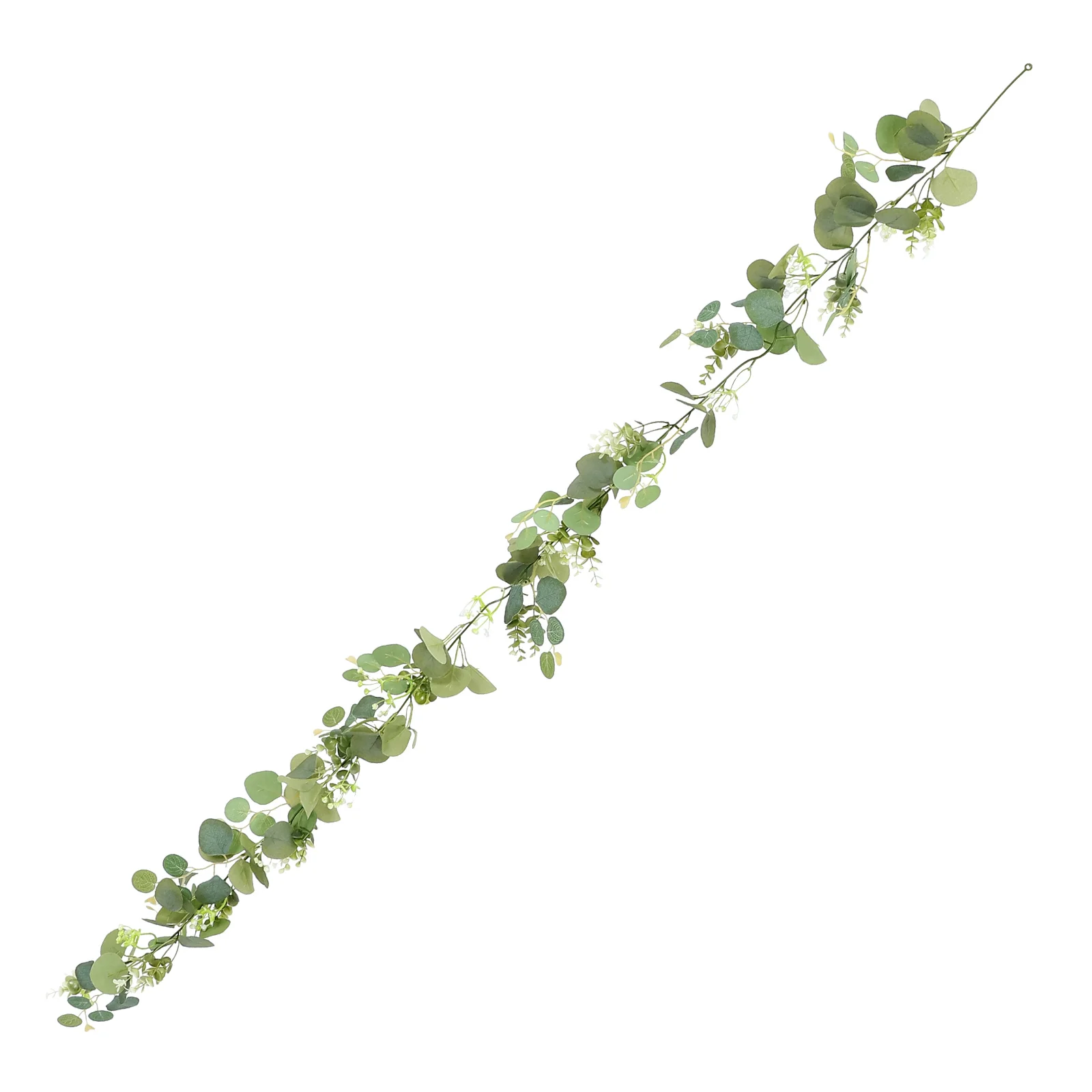 

Artificial Eucalyptus Rattan Garland Lightweight PVC Eucalyptus Vine Wall Decoration Indoor Outdoor Simulation Flower