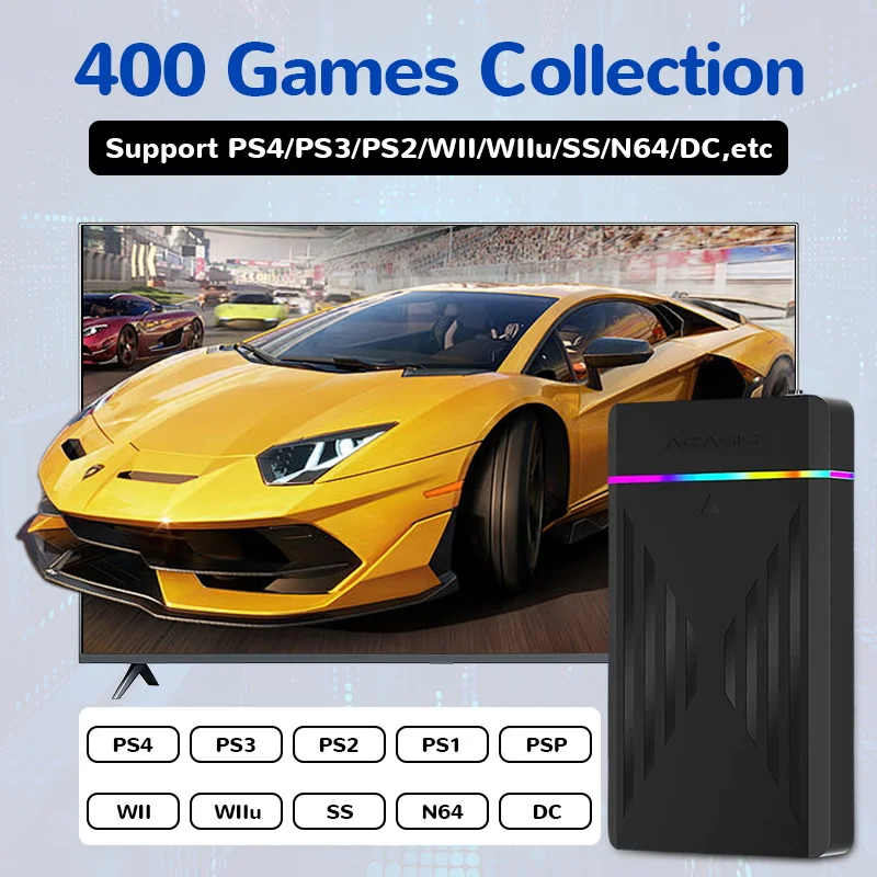 New 12T Hyperspin Gaming HDD With 100000+ Retro Games For PS4/PS3/PS2/Wii/Wiiu/X BOX Portable Game Hard Drive Disk For Windows