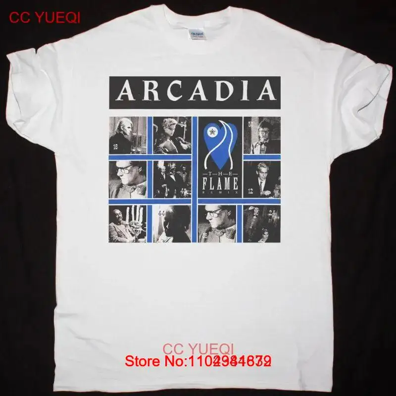 ARCADIA THE FLAME NEW WHITE T-SHIRT