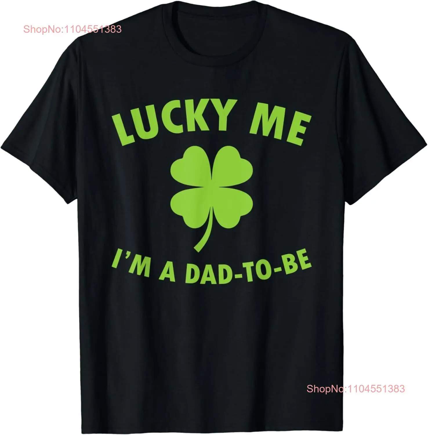 تي شيرت رجالي متطابق مع إعلان الحمل لعيد القديس باتريك للأب ليكون للجنسين #1