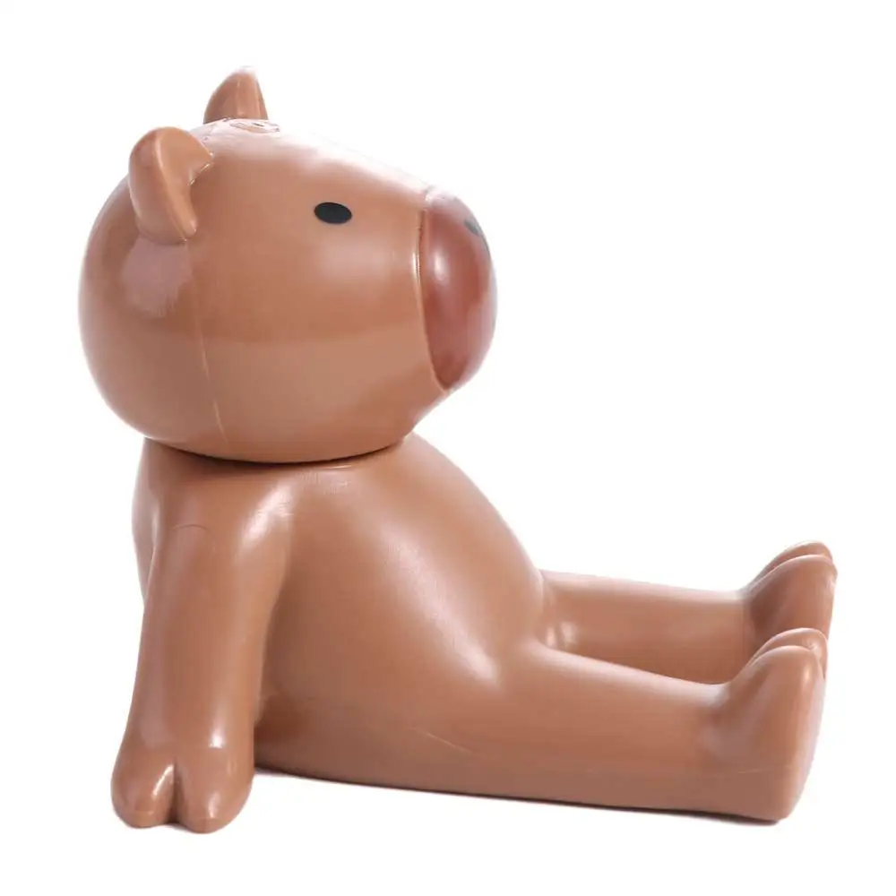 PVC Capybara Shape Creative Phone Holder Model Support Mobile Phone Stand Cartoon Desk Decor Cell Phone Bracket