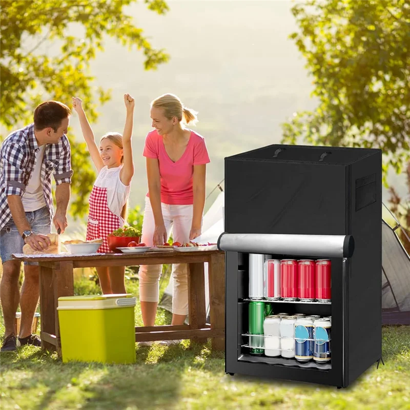 

A69eкрышка для уличного холодильника, водонепроницаемая вертикальная мини-вертикальная крышка для морозильной камеры для большинства компактных мини-морозильных камер 3,0