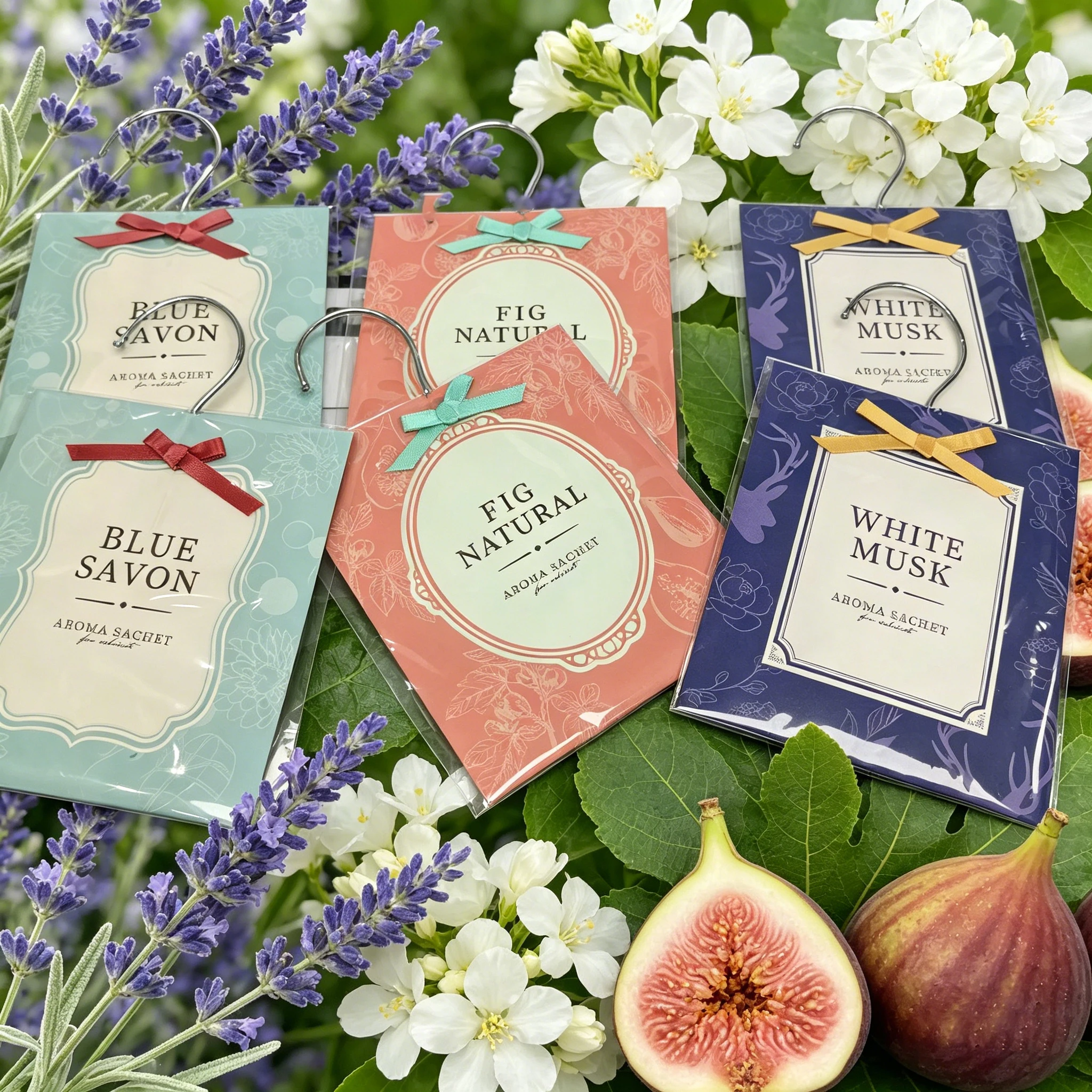 22Pcs Scented Sachets Long Lasting Fragrance Bags Air Freshener for Wardrobe Drawer Shoe Cabinet, Home Car Fragrance Deodorizer