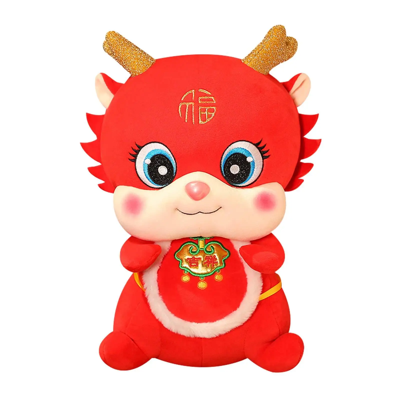 Chinese New Year Dragon Doll Couch Comfortable Decorative Adorable Plush Toy