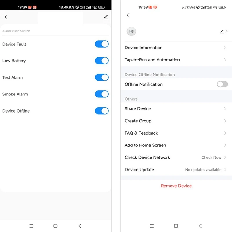 Полностью встроенный 10-летний аккумуляторный детектор дыма, функция Wi-Fi Tuya, умный дом, гостиная, детская комната, кухня, магазин, датчик пожарной сигнализации