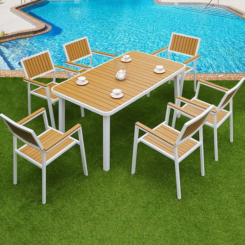 Modern Outdoor Garden Chairs Wholesale Factory Price Coffee Table Matching Seating in Stock