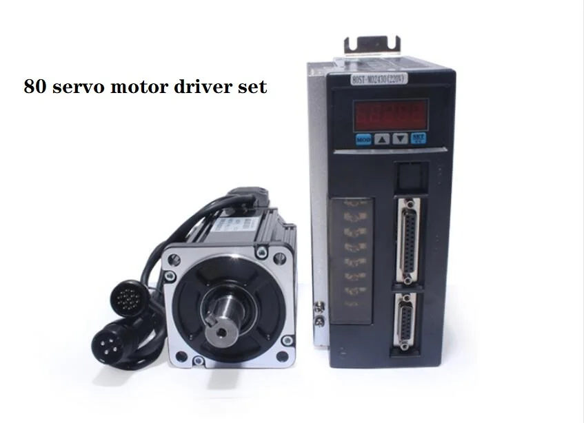 80ST-M02430 AC servo motor+driver 2.39N. M 750W