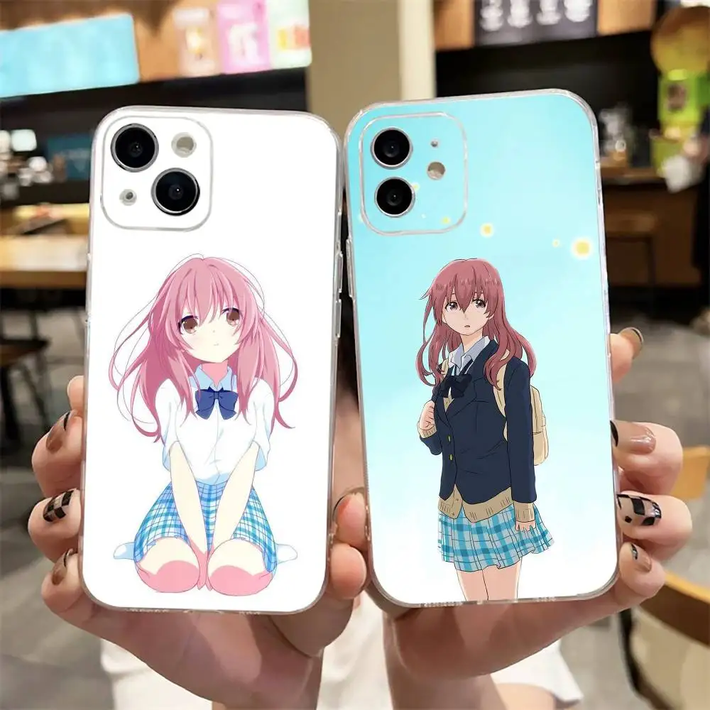 

A Silent Voice Nishimiya Shouko Phone Case For iPhone17,16,15,14,13,12,11 Plus,Pro Max Soft Transparent Cover