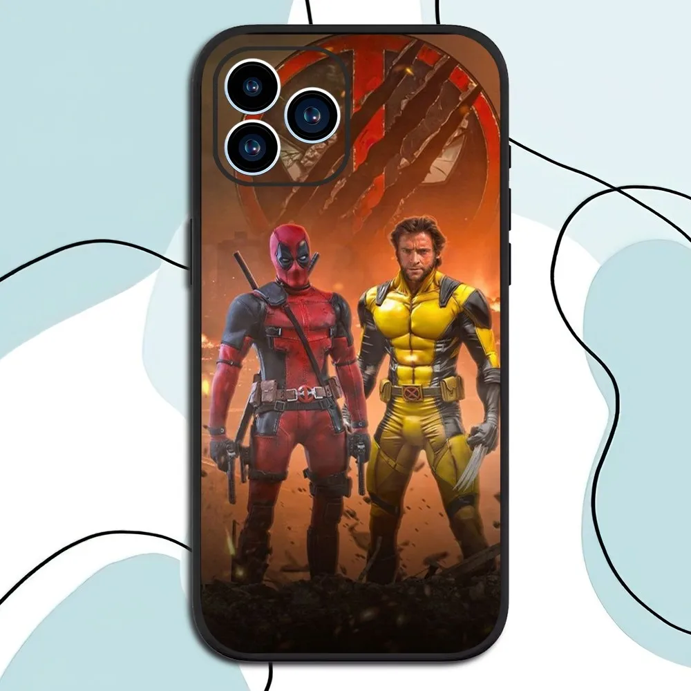 Etui na telefon MINISO Deadpool Wolverine do Samsung Galaxy S24 S23 S22 S21 S20 Ultra Plus S20FE FE Cover