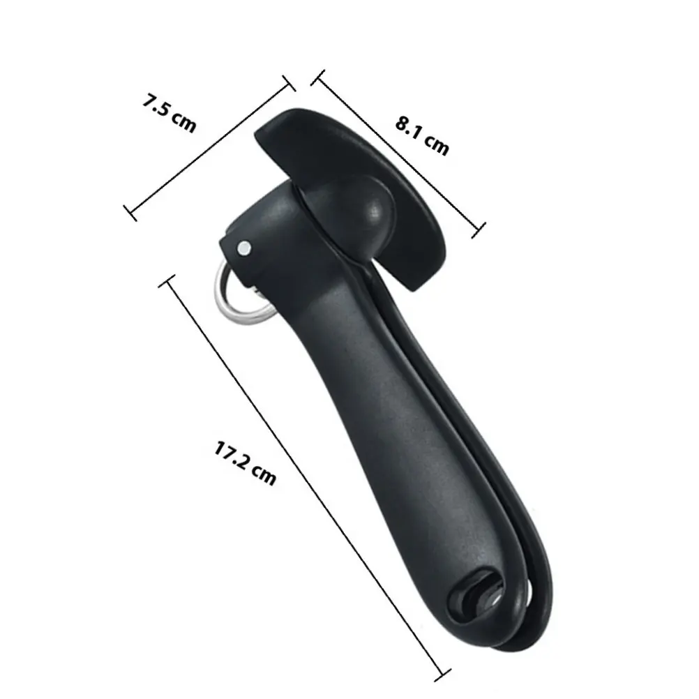 Stainless Steel Multi Functional Can Opener Portable Manual Lid Opener with Tail Hook for Home Kitchen Bar Restaurant Camping