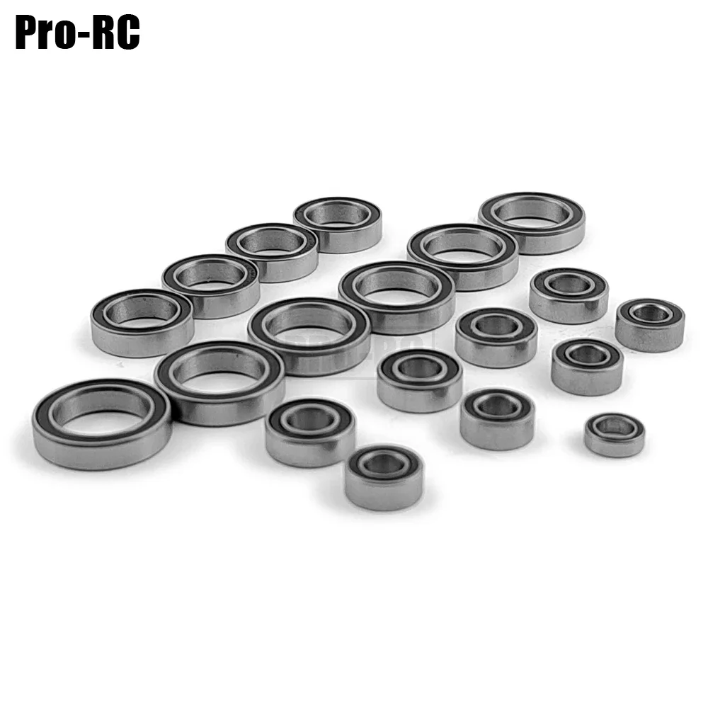 Zestaw uszczelnionych łożysk szczotkowych 19 szt. do Arrma 1/10 Senton 4X2 Boost Mega 550 SCT