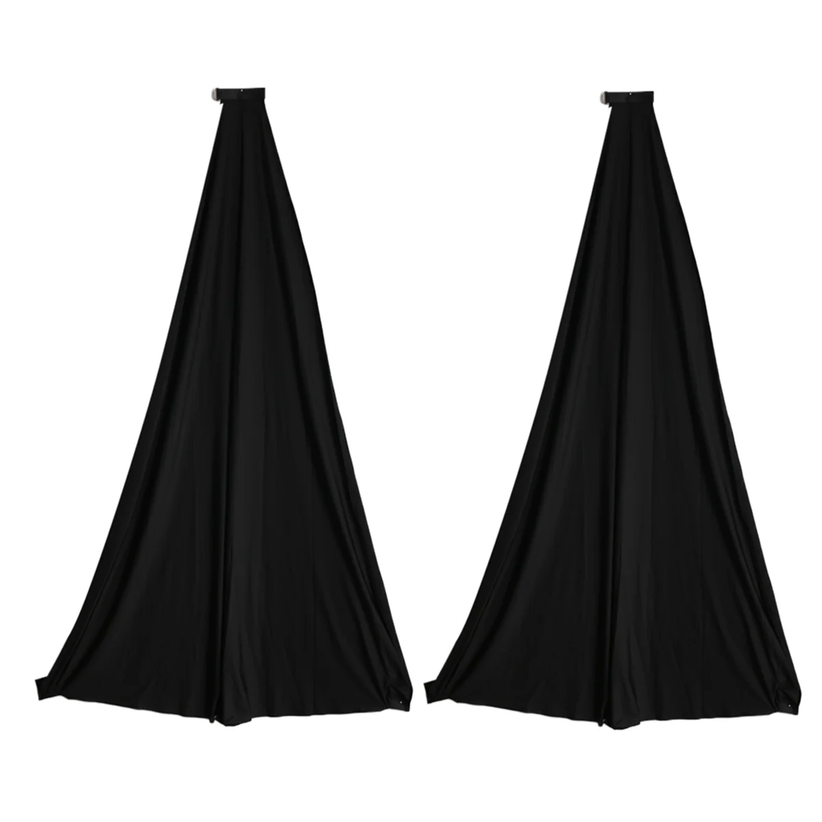 Universal Dj Light Speaker Stand Skirt Tripod Scrim Cover with Stretchable Polyester Material, 2 Pcs