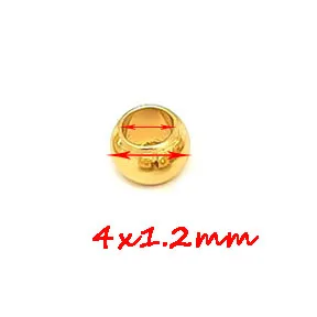 100 Stück 2 mm-12 mm Edelstahlperlen Europäische Kugelperlen mit Großem Loch für Schmuckherstellung DIY Armband Halskette