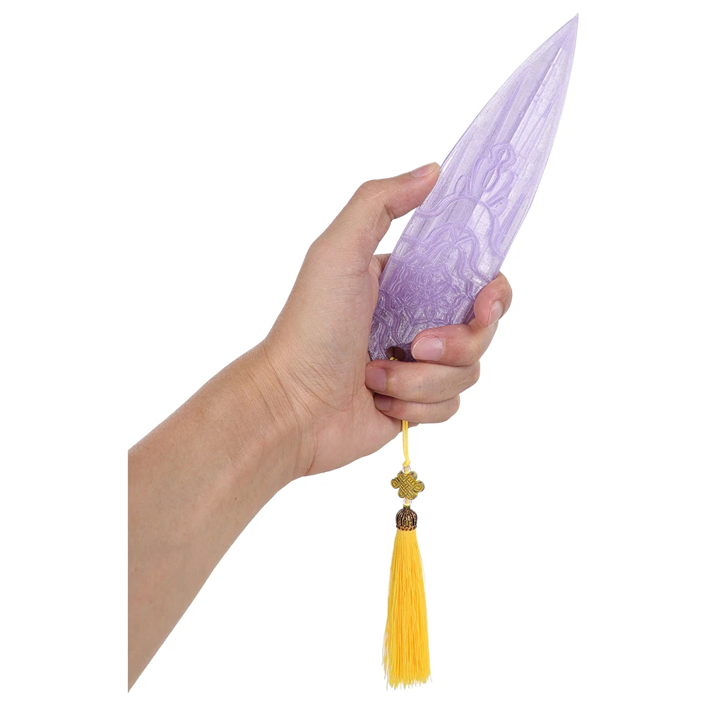 KPOP Demon Hunters Cosplay Zoey 3D Printed Weapons Throwing Knife Sword Boomerang Girls Cheer Stick Prop Halloween Accessorie