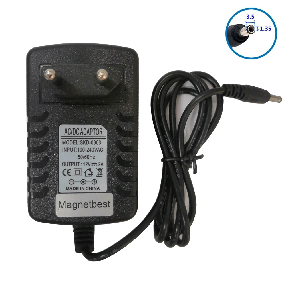 12V 2A AC DC Adapter Wall Charger For KUU Xbook / A8S / K2 / Kbook Pro Power Supply