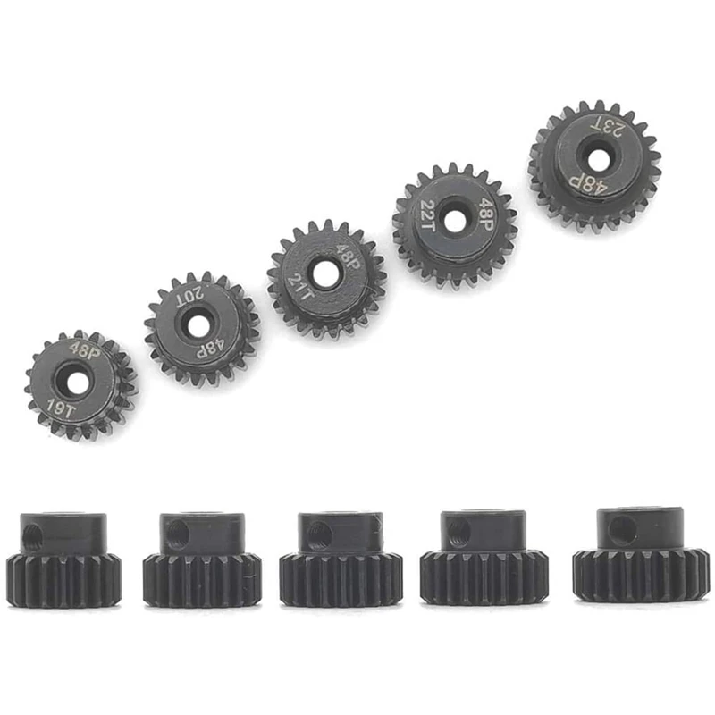 48P 19T 20T 21T 22T 23T Pinion Gear With Screw Driver For 3.175Mm Shaft 1/10 RC Brushless Brush Motor