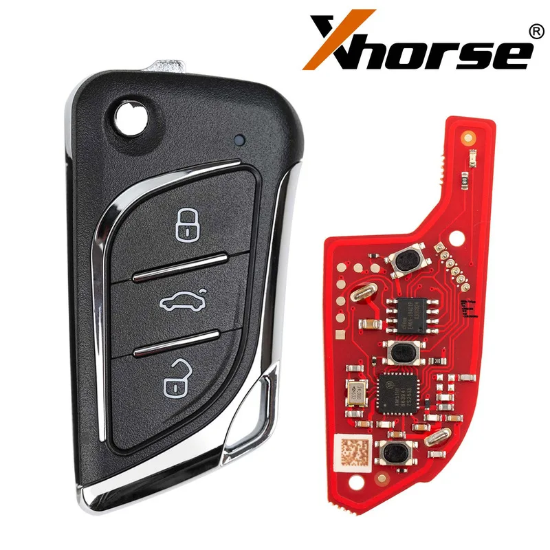 Xhorse XKLKS2EN VVDI Universal Remote Key 2nd Generation for Lexus 3 Buttons Supports Wireless Programming Old XKLKS0EN