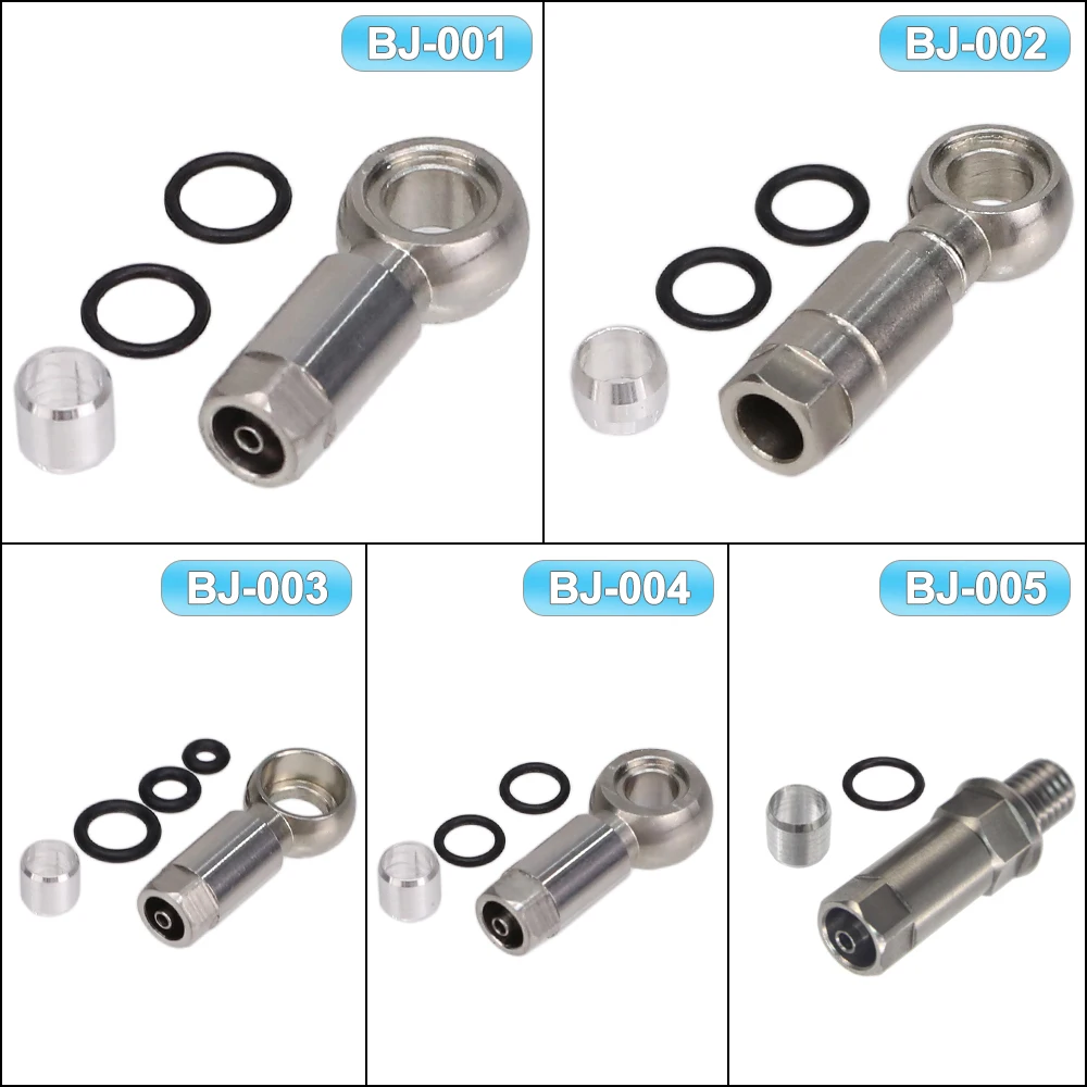 HEPPE Fahrrad-Hydraulikbremsen-Banjo-Schlauchanschluss aus Edelstahl mit Olivenverbinder für SHIMANO SLX/XT/XTR AVID MT4/5/6/7/8 Bremsen – Detail 15