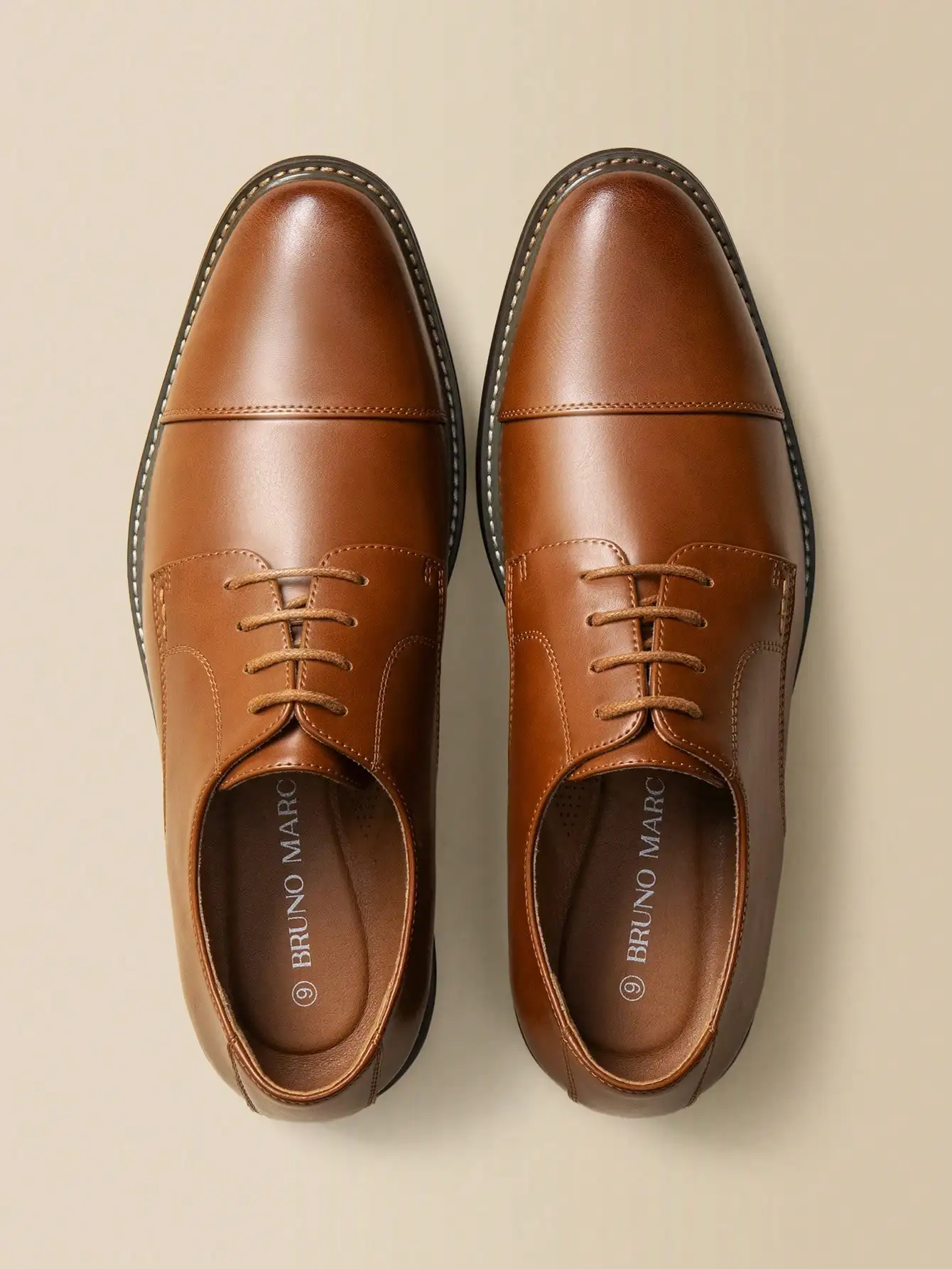 Men's Classic Modern Formal Oxford Lace Up Dress Shoes, Wedding Gift