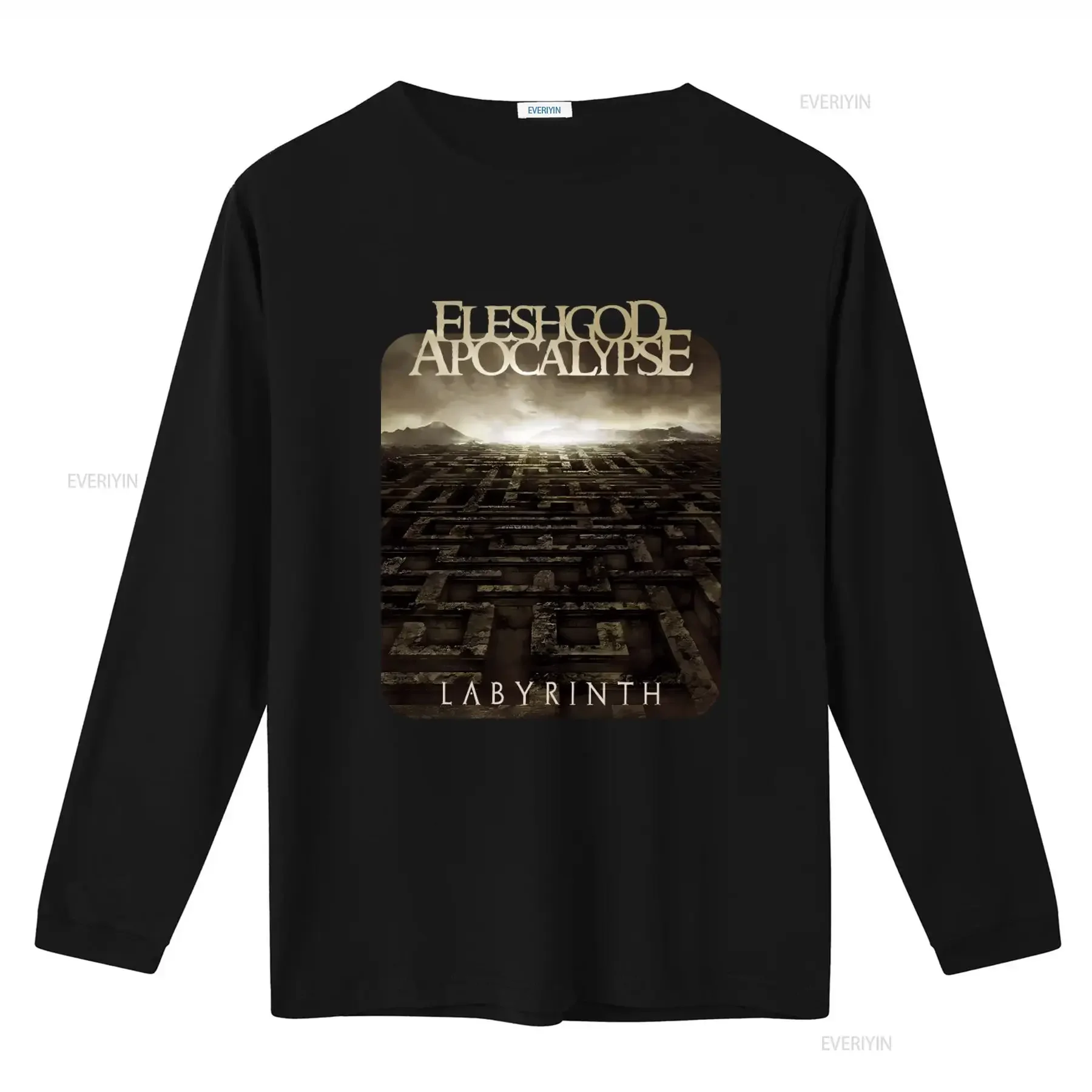 FLESHGOD APOCALYPSE Labyrinth 2013 T Shirt for Men Size Large vintage Washed graphic Casual streetwear Soft fashion Unisex