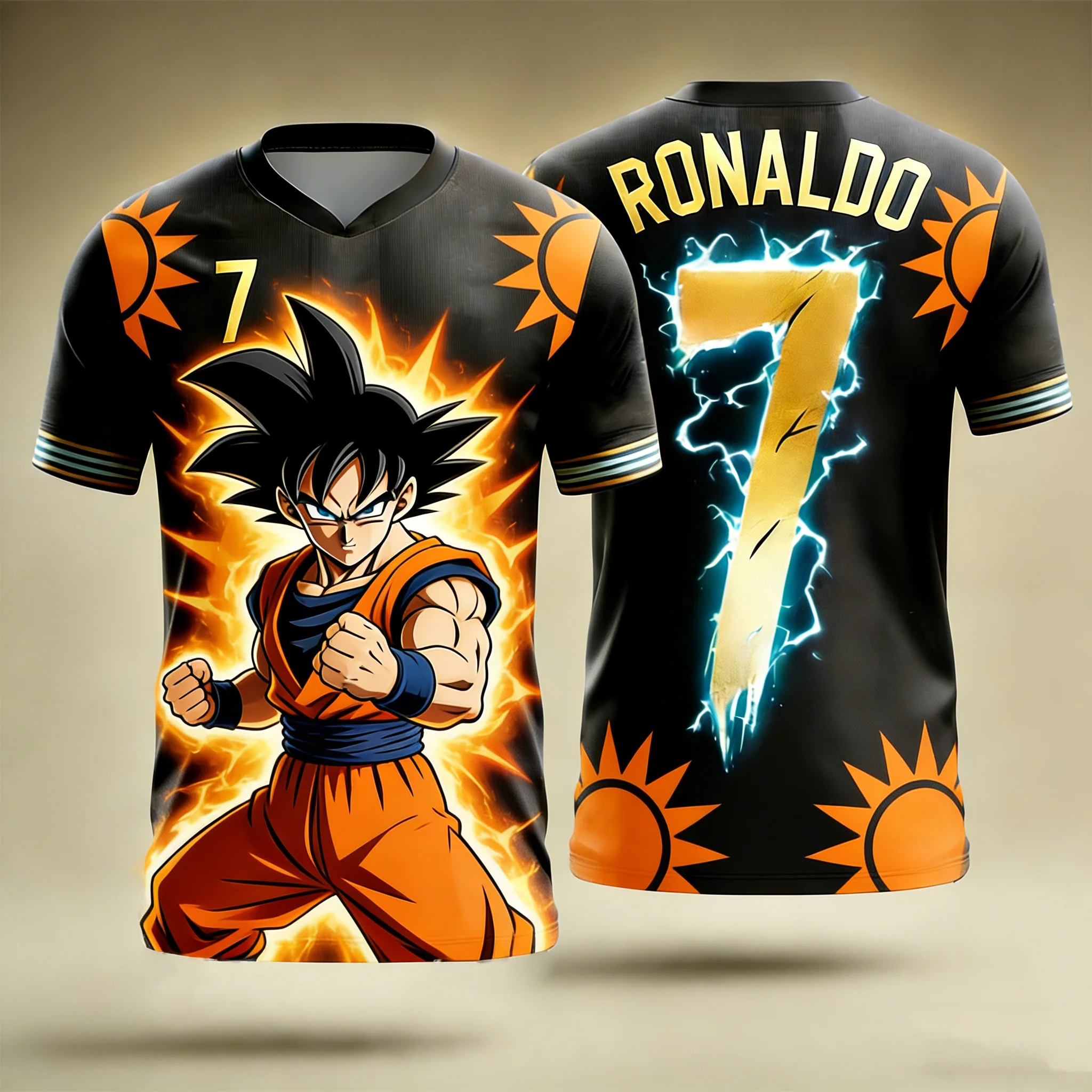 

2026 "Dragon Ball" New To The Special Edition Ronaldos 7 Football Jersey Sports Short-sleeved Training Jersey Football Jersey