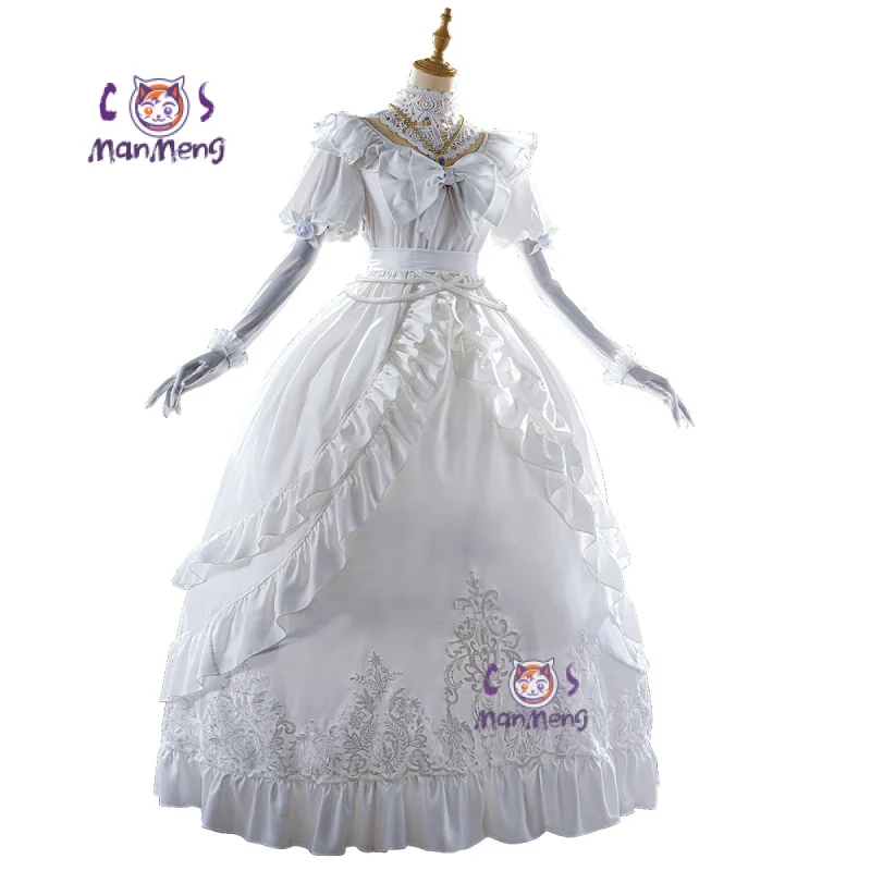 Identity V Marie Bloody Queen Game Suit Gorgeous Dress Uniform Cosplay Costume Halloween Party Role Play Outfit S-2XL