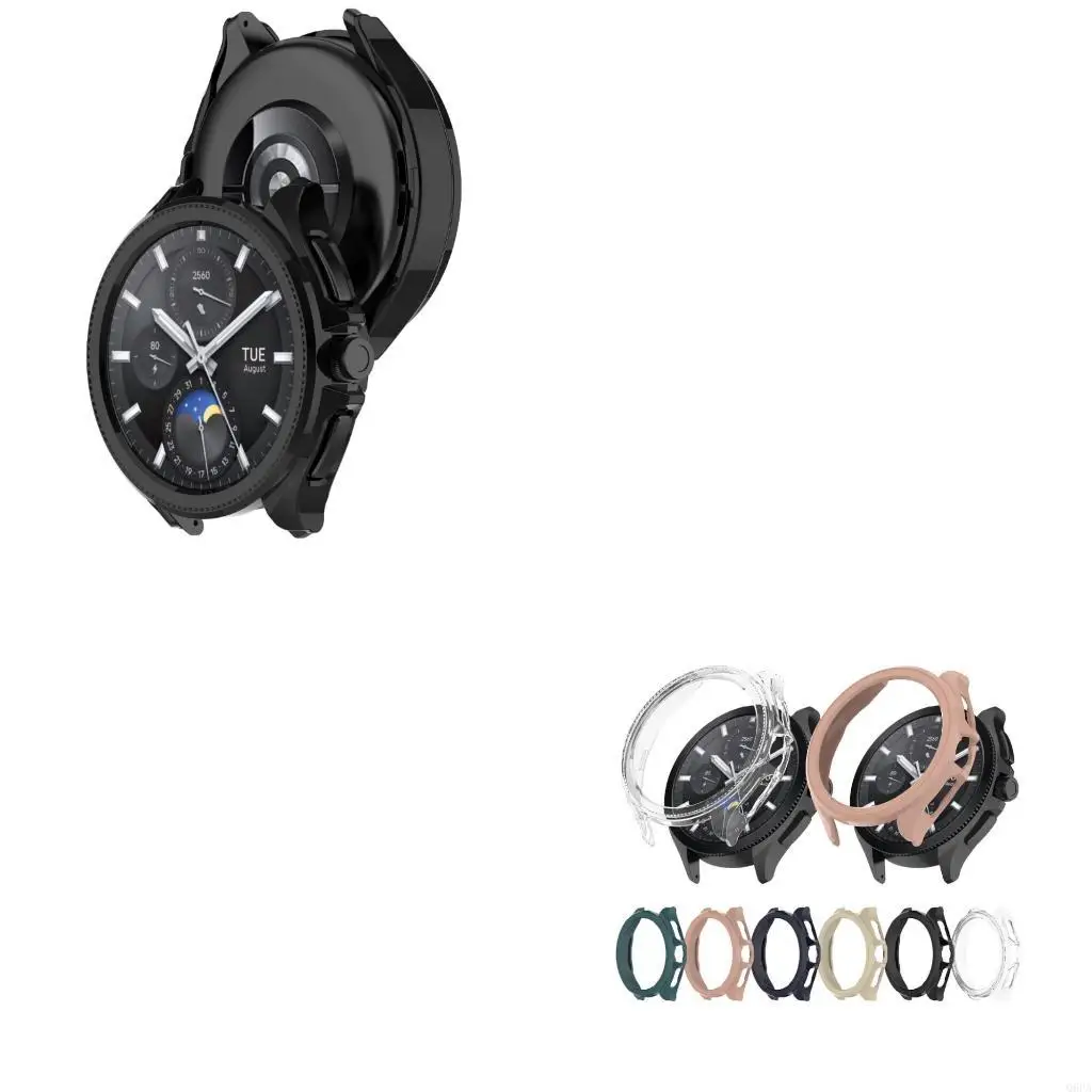 Q6PA Anti-Scratch Case Hard Cover Lightweight Protective Shell Frame for Watch 2