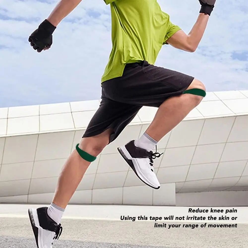 سيليكون الرضفة وتر الركبة الأشرطة حماية ثابتة الركبة الرعاية الرضفة الركبة حزام الركبة دعم مرنة الركبة الرياضة دعم الفرقة #2