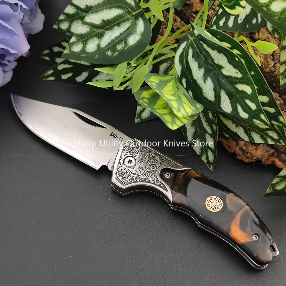 Forest Adventure Multifunctional Durable Folding Blade Knife Portable  Fruit Knife Walking Tour Camping Fishing Pocket Knife EDC